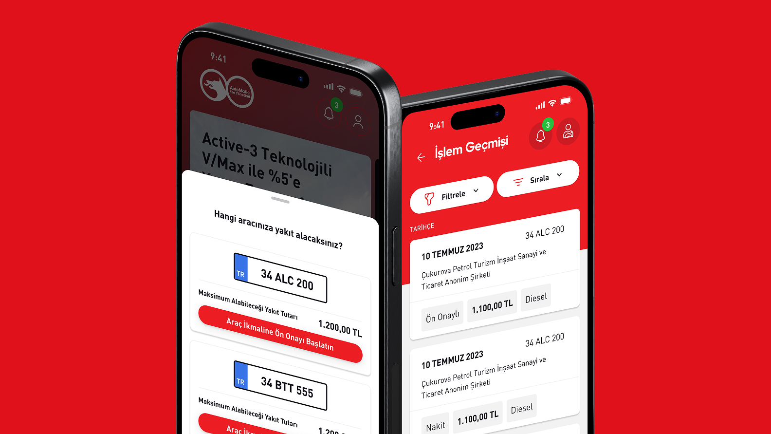 Petrol Ofisi Automatic Fleet System Mobile Application