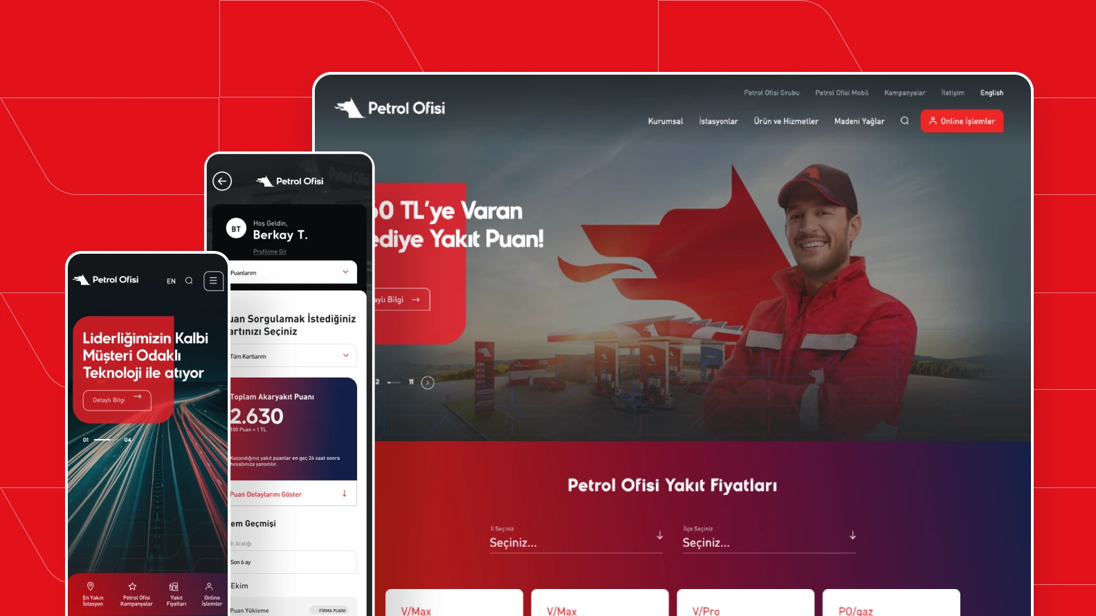 Petrol Ofisi Kurumsal Web Sitesi