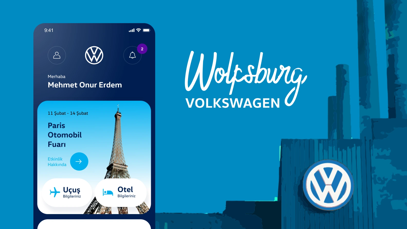 Volkswagen Etkinlik Mobil Uygulaması